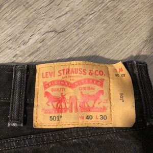 Black Levi jeans